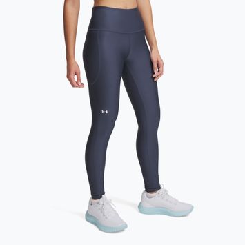 Trainingsleggings Damen Under Armour HG Armour HiRise Downpour gray/white