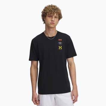 Shirt Herren Under Armour 60/40S Evol Logo black/white/campus gold