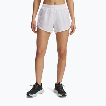 Laufshorts Damen Under Armour Fly By 3" Novelty white / reflective