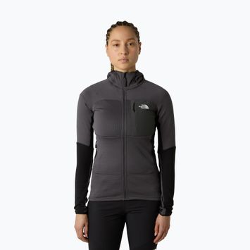 Damen-Hoodie The North Face Polartec Powergrid Stormgap Hoodie anthracite grey/black