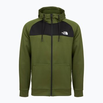 Hoodie Sweatshirt Herren The North Face Reaxion Fleece Full Zip Hoodie woodland green/black