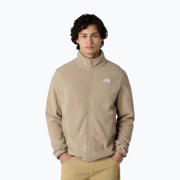 Fleece Hoodie Sweatshirt Herren The North Face Glacier Fleece mushroom grey