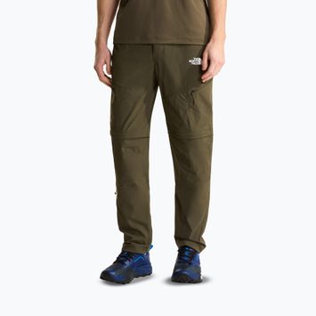 Herren-Trekkinghose The North Face Exploration Regular Tapered Convertible taupe green