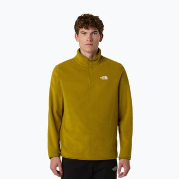Fleece Hoodie Sweatshirt Herren The North Face Glacier Fleece 1/4 Zip deep dijon