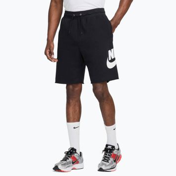 Herren Nike Club Shorts schwarz/schwarz/weiß
