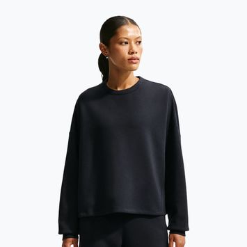 Damen-Trainingssweatshirt Nike 24.7 ImpossiblySoft Black/Dark Smoke Grey