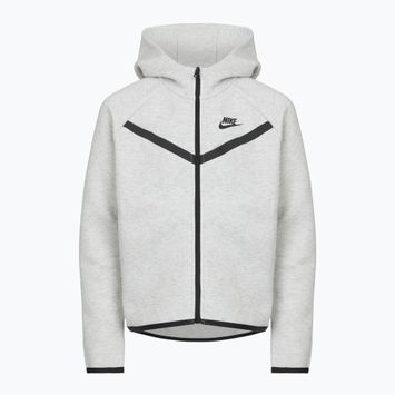 Kinder-Sweatshirt Nike Sportswear Tech Fleece light grey/heather/black/black