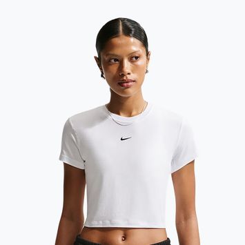 Damen-T-Shirt Nike Sportswear Chill Knit white/black