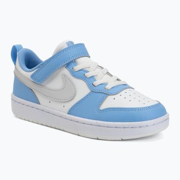 Kinderschuhe Nike Court Borough Low Recraft summit white/cobalt pulse/vast grey