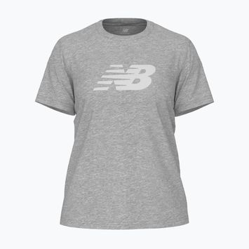 Damen New Balance Jersey Logo sportlich grau
