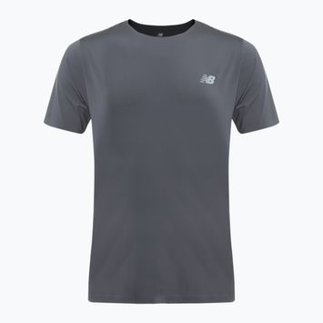 Herren New Balance Race Day graphitfarbenes Laufshirt