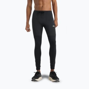 Herren New Balance Sleek Pocket Laufleggings schwarz