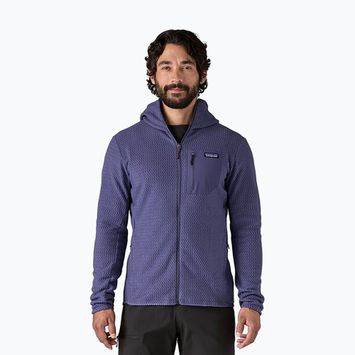 Herren Patagonia R1 Air Full-Zip Trekking Sweatshirt Sonnenwende lila