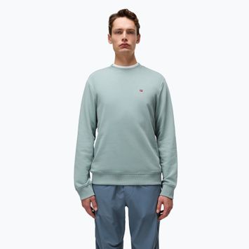 Hoodie Sweatshirt Herren Napapijri Balis Crew Sum 2 green mil G1X