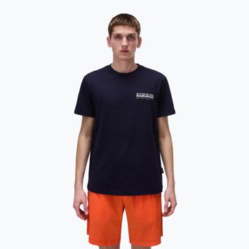 Shirt Herren Napapijri S-Vignonil Back blu marine