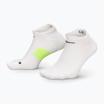 Socken Nike Running Midweight No-Show white/volt/black