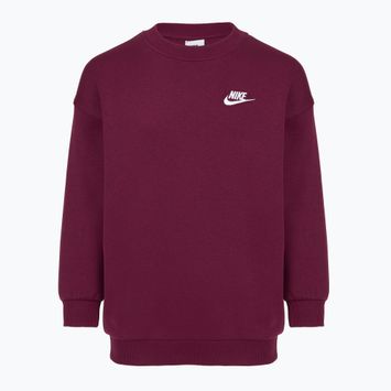 Kinder-Sweatshirt Nike Sportswear Club Fleece burgundy/white