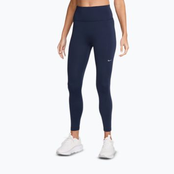 Damen-Laufleggings Nike Tempo High-Waisted 7/8 midnight navy