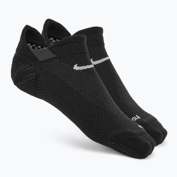 Socken Nike Running No-Show Wool black/dark smoke grey/light smoke grey