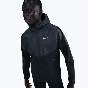 Herren-Laufjacke Nike Miler Repel Winterized black/anthracite
