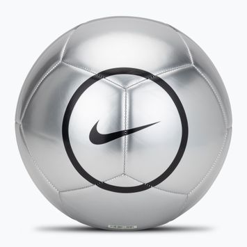 Fußball Nike Academy T90 Metallic '26 metallic silver/black/black Größe 5