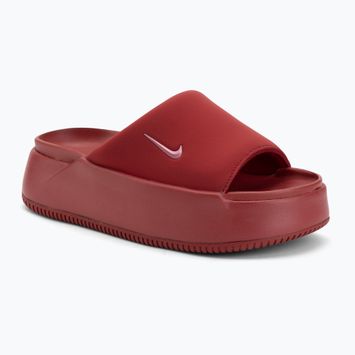 Schlappen Damen Nike Calm Elevation team crimson/peony