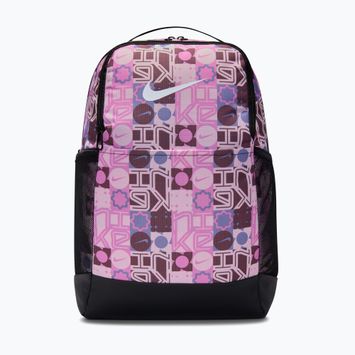 Trainingsrucksack Nike Brasilia 9.5 24 l black/pink foam/white