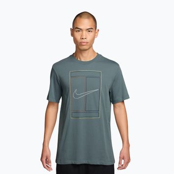 Herren-T-Shirt Nike Court Heritage mineral slate