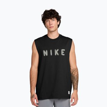 Herren T-Shirt Nike Athletic Club Dri-Fit black/black