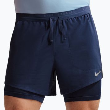 Herren-Laufshorts Nike Stride Dri-Fit Hybrid 5" midnight navy
