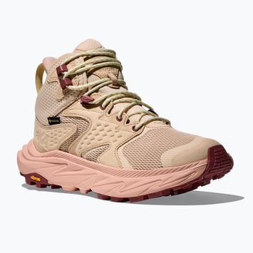 HOKA Damen Wanderschuhe Anacapa 2 Mid GTX Eiche/Rose Latte