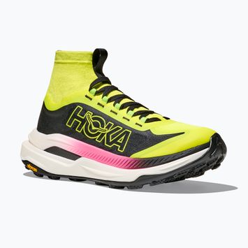 Damen-Laufschuhe HOKA Tecton X 3 neon hoka citrus/schwarz