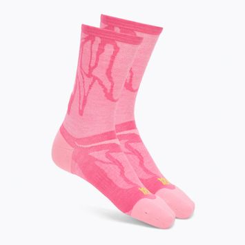 HOKA Clifton Crew Run Socken electric rose