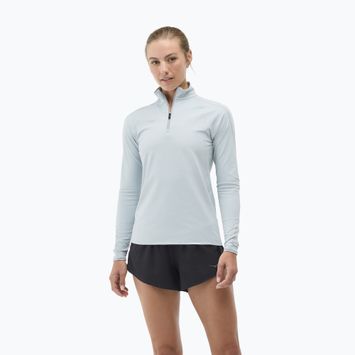 Damen-Laufpullover HOKA GlideTech Quarter Zip mineral blue