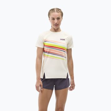 Laufshirt Damen HOKA Race Day alabaster flare