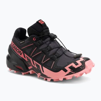 Damen-Laufschuhe Salomon Speedcross 6 GTX nine iron/schwarz/flamingo pink