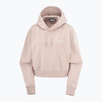 Damen Trekking-Sweatshirt Salomon Short Hoodie etherea