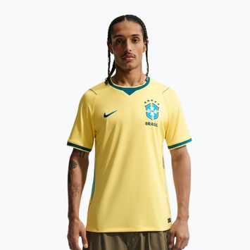 Herren-Fußballtrikot Nike Brazil 2026 Stadium Home Soccer Replica canary/light menta/geode teal