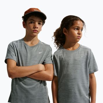 Kinder-Shirt Nike Miler smoke grey/heather