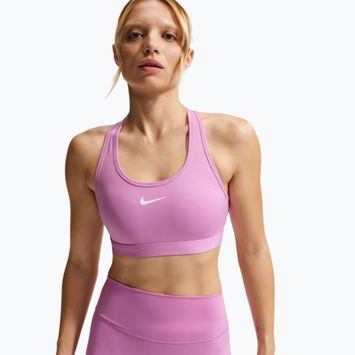 Sport-BH Nike Swoosh Medium Support light magenta/white