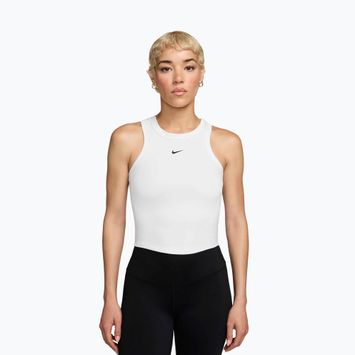 Damen-Tanktop Nike One Fitted Dri-Fit Cropped Tank thunder white/black