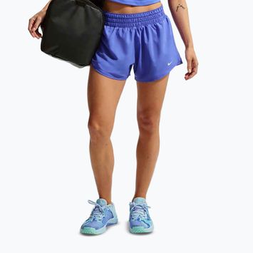 Damen Shorts Nike One Dri-Fit 3" sapphire/white