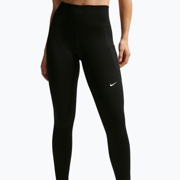 Damen Trainingsleggings Nike One High-Waisted 7/8 black/white