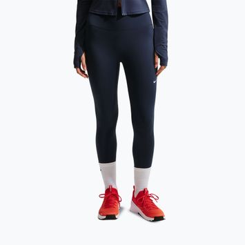 Damenleggings Nike One midnight navy/white