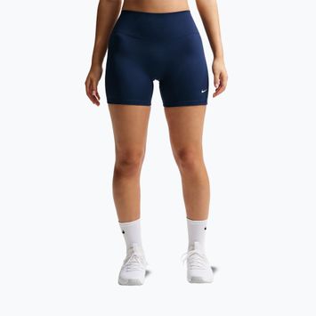 Damen Trainingsshorts Nike One midnight navy/white