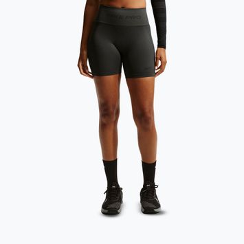 Damen-Shorts Nike Pro Seamless High-Waisted Biker 5" dark smoke grey
