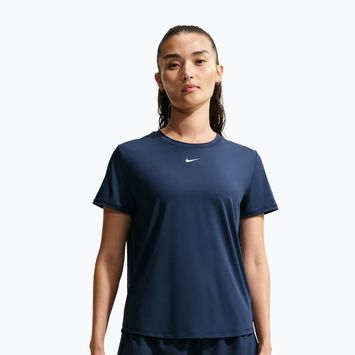 Damen-Trainingsshirt Nike One Classic midnight navy/white