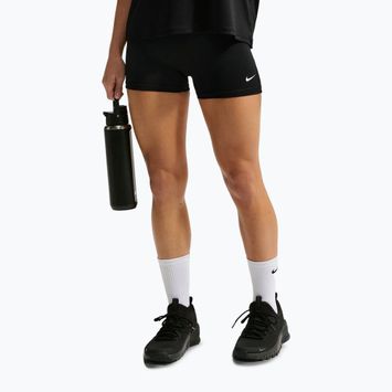 Damen-Biker-Shorts Nike Pro Mid-Rise Biker 3" black/university gold/white