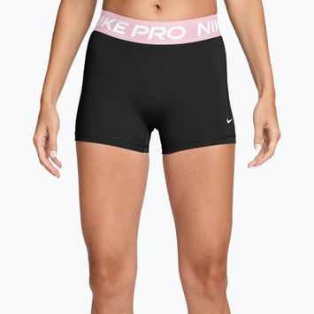 Damen-Shorts Nike Pro Mid-Rise Biker 3" black/pink foam/white