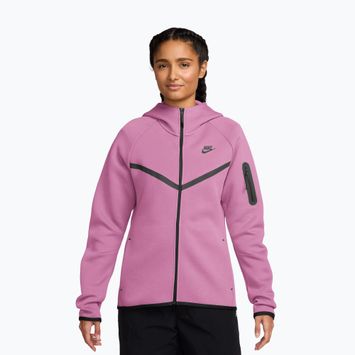 Damenpullover Nike Sportswear Tech Fleece Windrunner light magenta/black